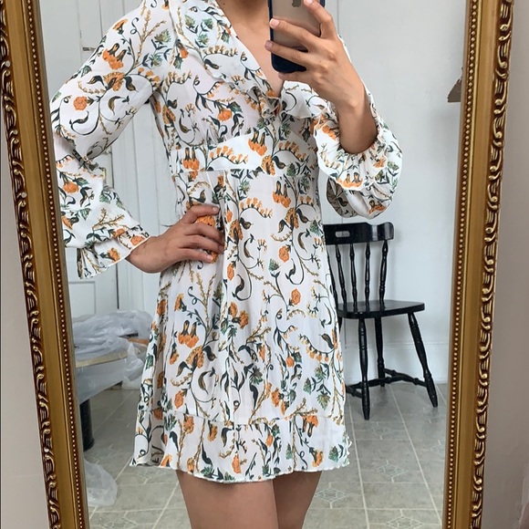 Free People Dresses & Skirts - NWOT Free People White Floral Dress Sz Small